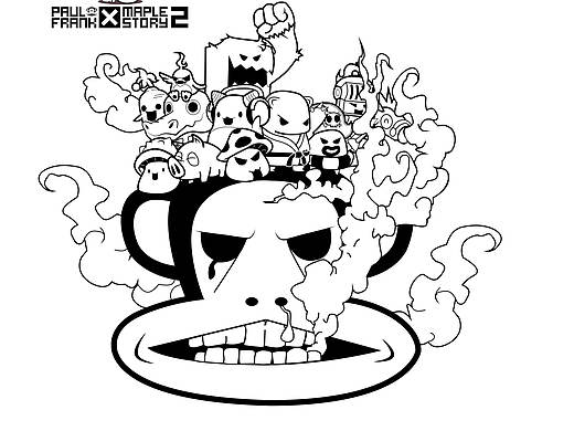 大嘴猴&冒險(xiǎn)島2聯(lián)名服裝圖案（個人主頁-ZMjE2MTMyNTI=） - 圖案 - 站酷設(shè)計(jì)師ORANGETOP原創(chuàng)素材 - 站酷ZCOOL