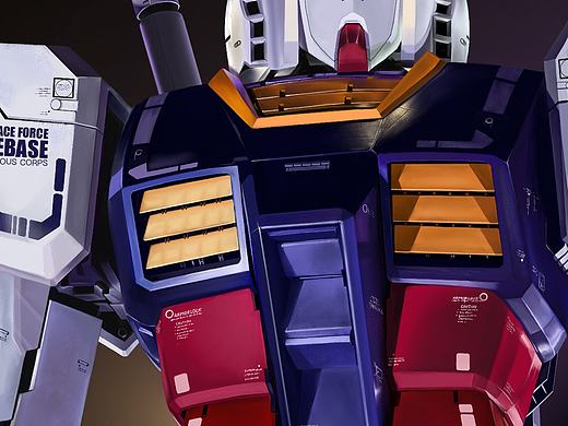 元祖高达RX-78-2（个人主页-ZMzcxNzI3NDA=） - 商业插画 - 站酷设计师LeonKT原创素材 - 站酷ZCOOL