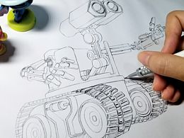 机器人瓦力结构图