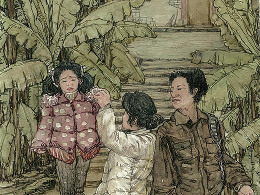 绘本《守望》（个人主页-ZMjI0NjAwMjA=） - 其他 - 站酷设计师一只会画画的师子原创素材 - 站酷ZCOOL