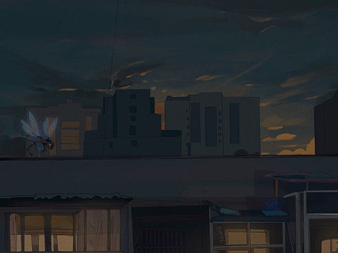 《夏夜》（個(gè)人主頁(yè)-ZNTA2MDE4Mjg=） - 藝術(shù)插畫(huà) - 站酷設(shè)計(jì)師阿代的呆原創(chuàng)素材 - 站酷ZCOOL