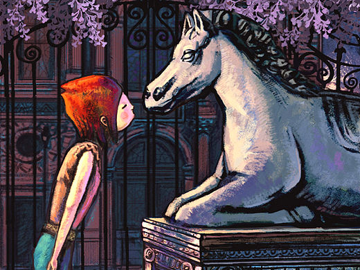 艾米的旅程2（个人主页-ZMTQyMzYwNTY=） - 商业插画 - 站酷设计师大卫卡森原创素材 - 站酷ZCOOL