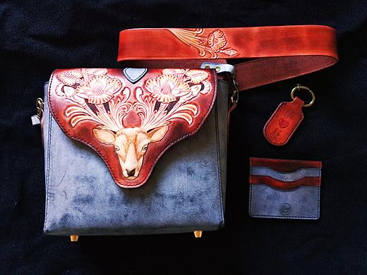 安安静静，一个人造！（个人主页-ZMjUzMDg2ODQ=） - 工艺品设计 - 站酷设计师阿浩皮雕原创素材 - 站酷ZCOOL