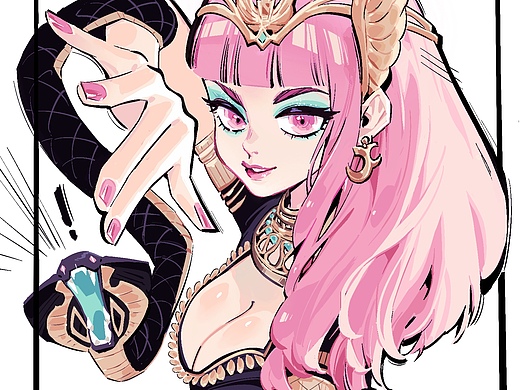 原创插画|埃及风格