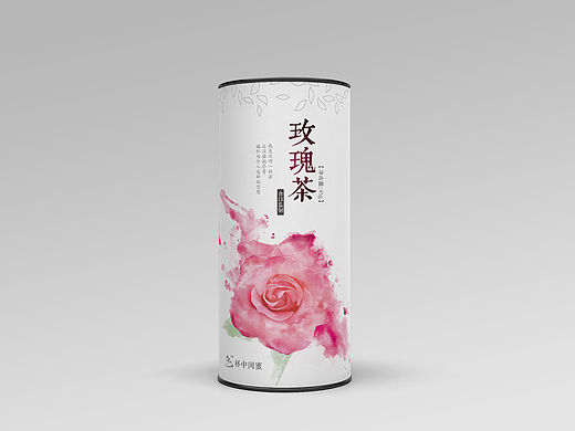 【包装设计】玫瑰茶&菊花茶水墨风包装设计