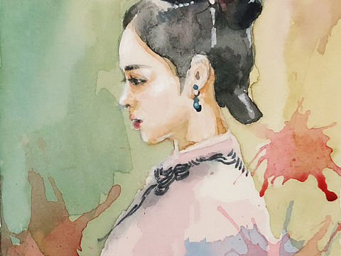 【冷宫传】古风水彩（个人主页-ZMjk1ODAwNDg=） - 绘画 - 站酷设计师空鸣小狼kominwol原创素材 - 站酷ZCOOL