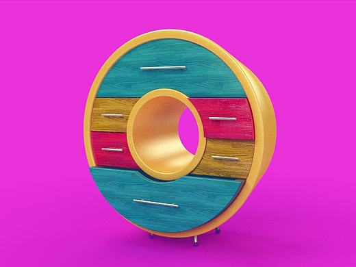 C4D每日作品-26个字母(4)