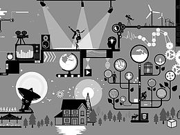 这是一个交互的作品稿件自己做的