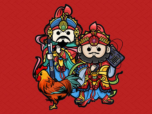 设计师的门神