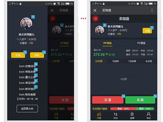 【茶微盘】移动端产品需求文档（部分页面）