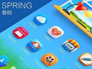 春晓-手机主题Ui设计