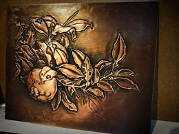 金屬工藝 ——《香實垂金圖》