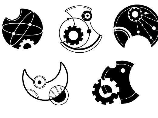 未来科技风图案