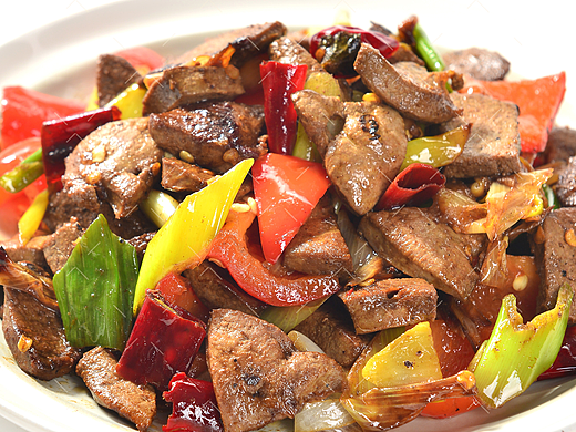 爆炒猪肝拍摄|电商美食摄影|生鲜肉类|×郑州密斯杨