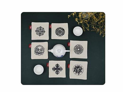 帆布杯垫（个人主页-ZMTY5NDQ1Mjg=） - 生活用品 - 站酷设计师葵花子sunflower原创素材 - 站酷ZCOOL