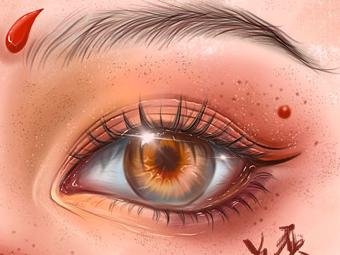 -  Procreate 绘画/ 眼睛