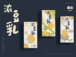 開鑫浓豆乳包装设计