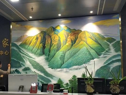 前台手绘壁画