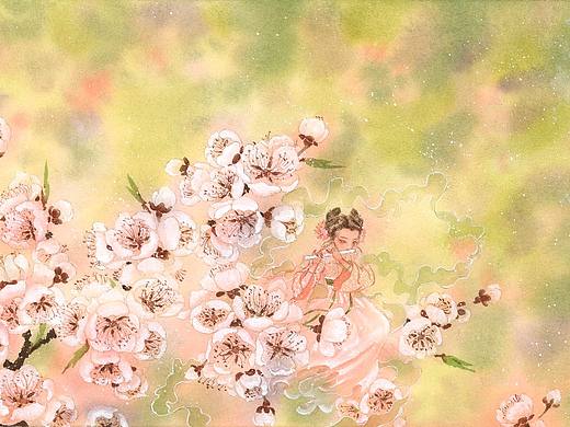 春日杏花雨
