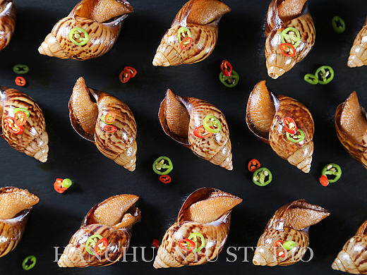 麻辣小龙虾拍摄 麻辣蜗牛美食拍摄 