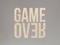 [Game over] 保护动物公益海报