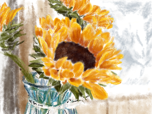 原创景物插画