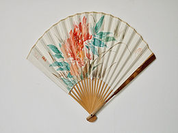 广也作品 . 折扇 . 国画 . 手绘 . 国风