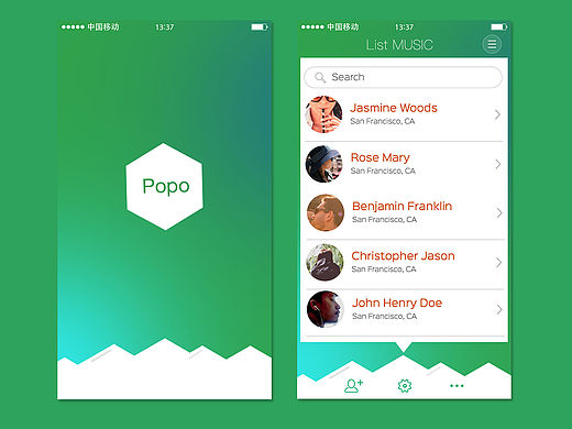 POPO APP界面設計＋AE特效（個人主頁-ZMTQxNjg5NzI=） - APP界面 - 站酷設計師fanshyiis原創(chuàng)素材 - 站酷ZCOOL