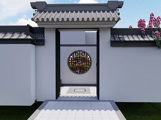 中式别墅庭院景观设计