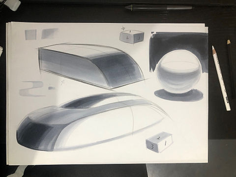 馬克筆基礎形態(tài)光影練習（個人主頁-ZNDEzODI4OTY=） - 其他工業(yè)/產(chǎn)品 - 站酷設計師Birch88原創(chuàng)素材 - 站酷ZCOOL