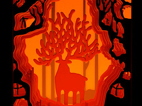 鹿的传说（个人主页-ZMzE4MDg0NTY=） - 海报 - 站酷设计师Wansui原创素材 - 站酷ZCOOL