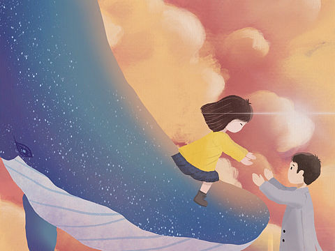 兒插|歸人（個(gè)人主頁-ZNTYxMDMwNjg=） - 商業(yè)插畫 - 站酷設(shè)計(jì)師十六酒_setsuna原創(chuàng)素材 - 站酷ZCOOL