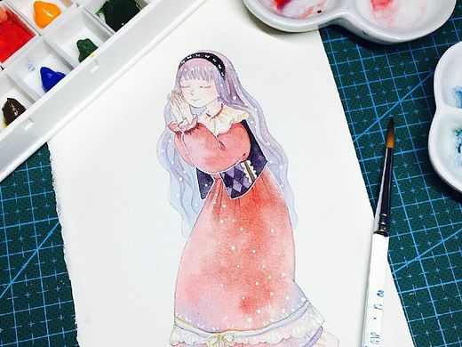 睡美人（个人主页-ZMTQ2ODg4MTI=） - 商业插画 - 站酷设计师兔梨商店原创素材 - 站酷ZCOOL