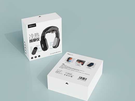 挂脖冷热仪 包装设计