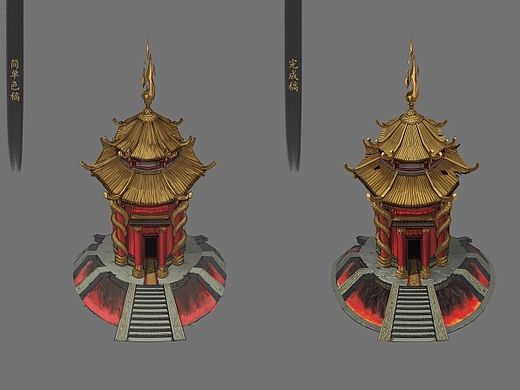 单体建筑（个人主页-ZMTMzMjA5MjQ=） - 游戏原画 - 站酷设计师最后的L原创素材 - 站酷ZCOOL