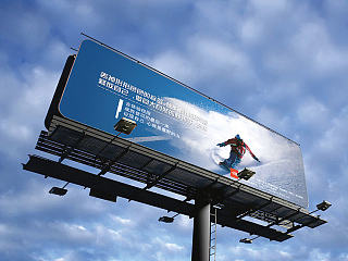 The North Face 户外广告