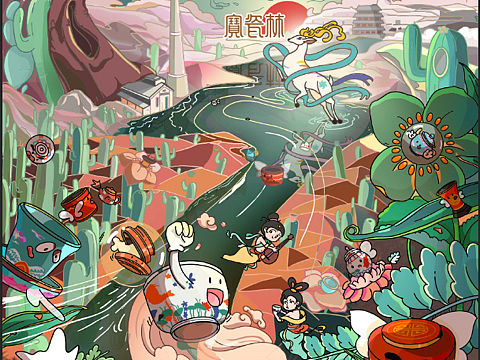 宝瓷林公众号插画