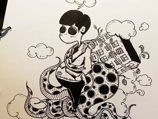 小画一张（个人主页-ZMTI0NTQ3MzI=） - 新锐潮流插画 - 站酷设计师shx012原创素材 - 站酷ZCOOL