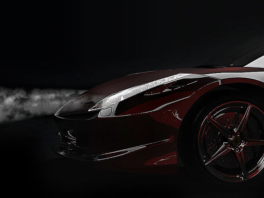 法拉利 丁达尔效应（个人主页-ZMTg2OTMyODA=） - 机械/交通 - 站酷设计师张浩岩516原创素材 - 站酷ZCOOL