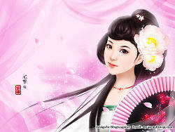 手绘唯美风格古装壁纸