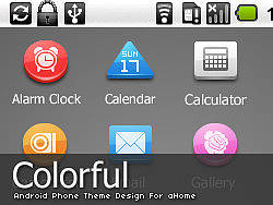 android手机主题设计"Colorful"（个人主页-ZODA4MDA=） - 图标 - 站酷设计师MiRa原创素材 - 站酷ZCOOL