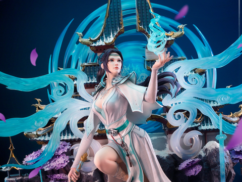 核玩coreplay x 阅文集团《斗破苍穹》动画，1/4雕像三