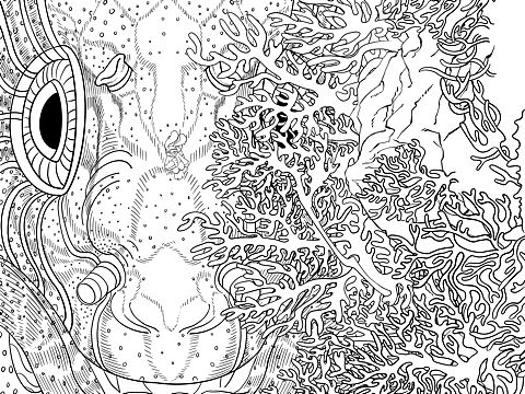 《魇》主题插画