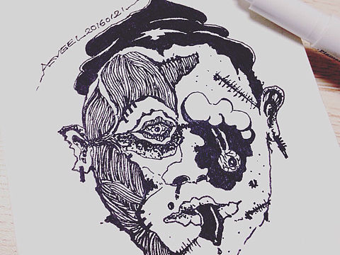 Shit（个人主页-ZMTU3NjE1MzY=） - 新锐潮流插画 - 站酷设计师Angelpyp原创素材 - 站酷ZCOOL