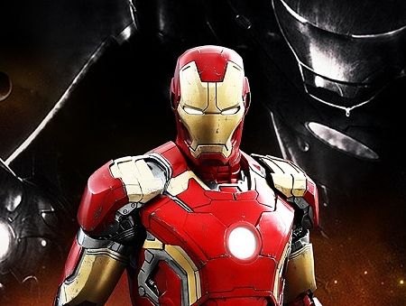 漫威手办海报（钢铁侠系列和复仇者联盟）-专为亿次元商城制作