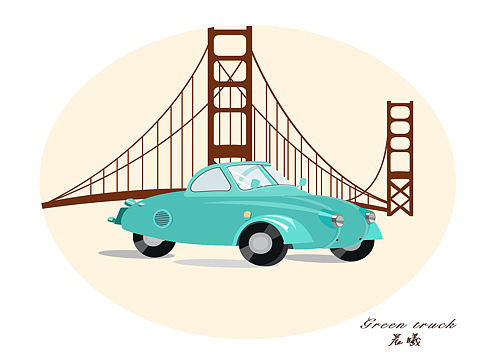 汽车（个人主页-ZMjE0MjI3NjA=） - 艺术插画 - 站酷设计师Qlina原创素材 - 站酷ZCOOL