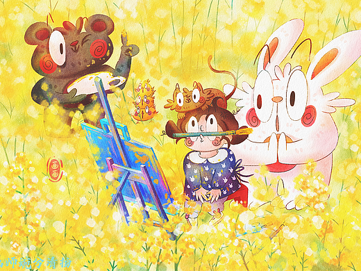夏日活动插花画画跳绳踢毽子