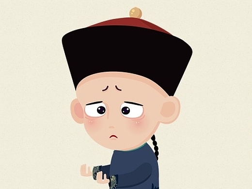 受委屈的小太监-名片夹