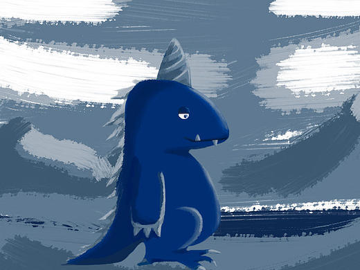 手绘小恐龙（个人主页-ZMTY2NTA4OTY=） - 创作习作 - 站酷设计师xlostx原创素材 - 站酷ZCOOL