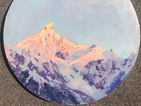 油画棒作品